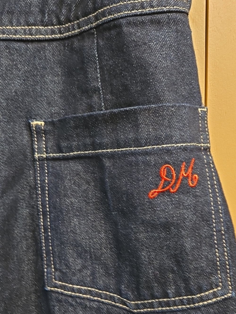 Damson Madder Raye Denim Skirt - Dark Indigo EU Size 20 / US 16 ( See Meas) - Picture 8 of 10